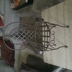 Metal mini decor chair